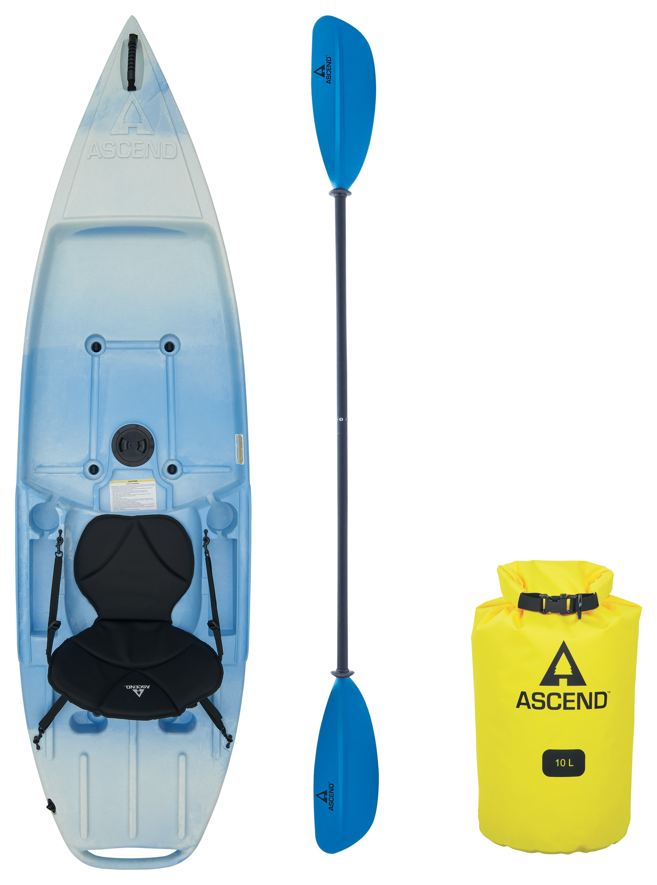 Ascend 9R Sport SitOnTop Recreational Kayak Package Bass Pro Shops
